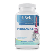 Premium Prostamax Healthy Prostate Capsules by Betel Natural - 1000 mg per Serving - 90 Capsules