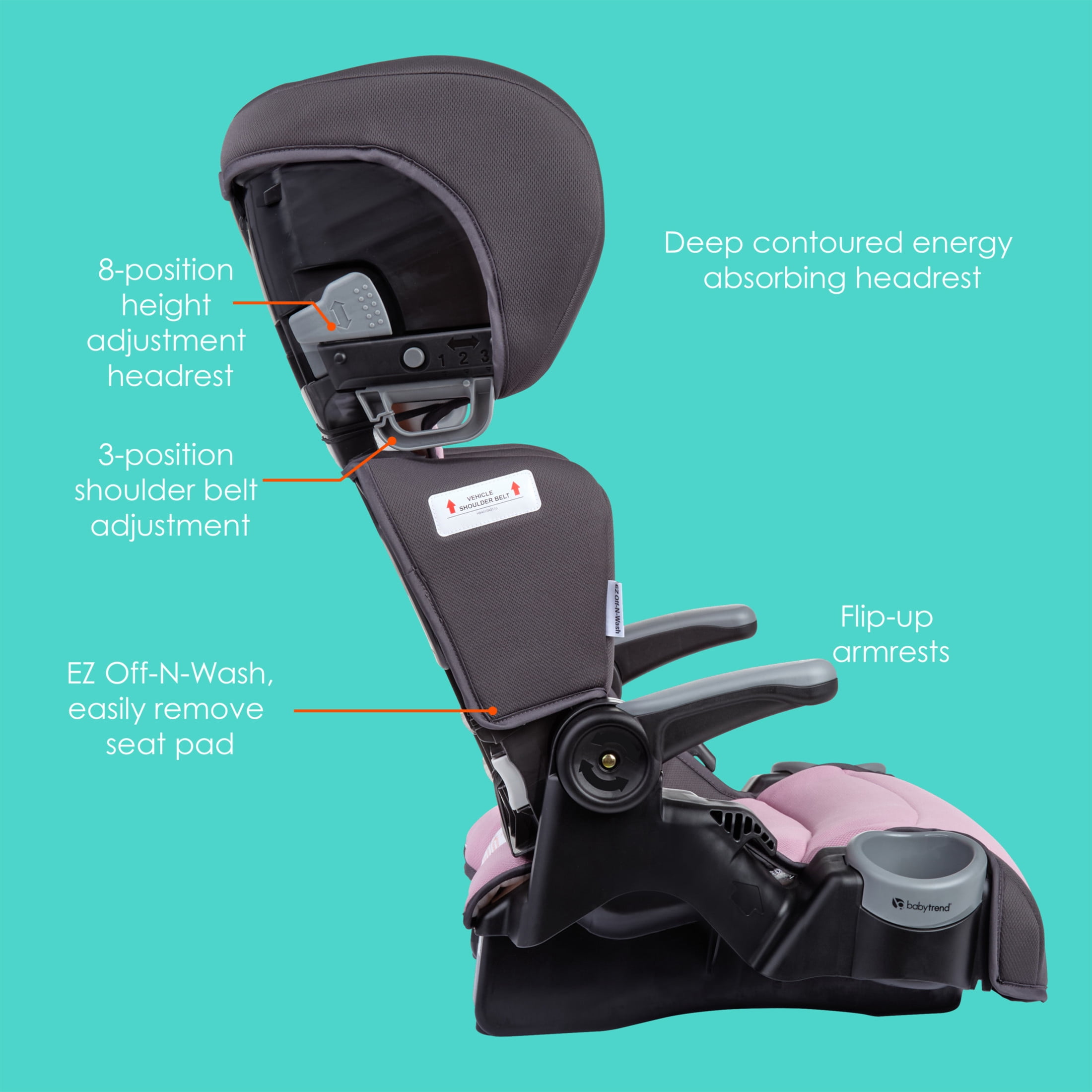 Baby Trend PROtect 2-in-1 Folding Booster Seat