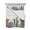 Off White, variant on Quilts Twin Size Bedding Set, Cactus Tropical Watercolor Lightweight Quilted Comforter, Black Buffalo Plaid Summer Soft Reversible Bedspread Coverlet with Pillow Covers for All Season, 68" x 86"