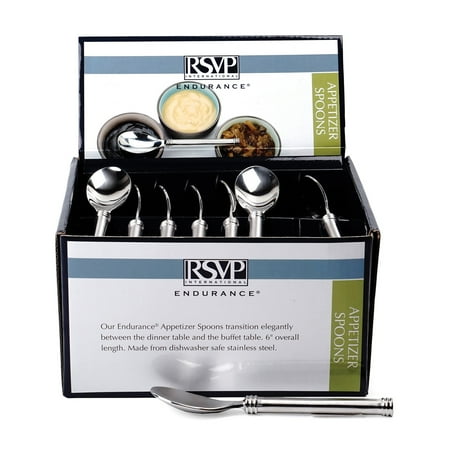 

RSVP Steel Cocktail Spoon - 24 Piece Cdu
