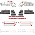thumbnail image 2 of Unmbo Elastic Velvet Sofa Slipcover,Anti-Slip Stretch Couch Cover Furniture Cover, 2 of 7