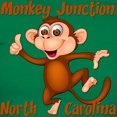 thumbnail image 3 of CafePress - Monkey Junction, NC T Shirt - Women's Traditional Fit Dark T-Shirt, 3 of 4