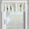 thumbnail image 4 of Ambesonne Birds and Nature Window Valance, Wingy Animals Dots, 42" X 18", Coconut Dried Rose Khaki, 4 of 5