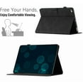 thumbnail image 4 of for Case for iPad mini 1/2/3/4/5,PU Leather Embossed Coconut Tree Slim Case with Pencil Holder Card Slot Protective Smart Cover for iPad mini 5/mini 4/mini 3/mini 2/mini,Black, 4 of 6