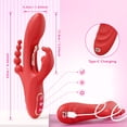 thumbnail image 3 of Tluda Jouet de Sexe Gode Lapin Poussoir 4 en 1 pour Femmes, 3 of 5