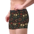 thumbnail image 4 of Daiia Boho Owl Men's Underwear Boxer Briefs, Cotton Stretch Moisture-Wicking Underwear-XX-Large, 4 of 9