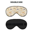 thumbnail image 2 of PAYOHTO Shiba Inu Dog Face Soft Sleep Mask Comfort Pure Silk Eye Cover for Travel Office Camping, 2 of 7