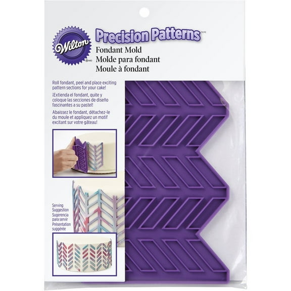 Wilton Silicone, Precision Patterns Herringbone Fondant, 409-7725