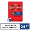 (2 pack) Community Coffee House Blend Single-Serve Coffee Pods, Medium-Dark Roast, 48 Count Box (2 Packs of 24) Compatible with Keurig 2.0 K-Cup Brewers