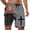 1-Grey, variant on Swim Trunks Men 5 Inch Stretchy Quick Dry Elastic Waist Drawstring Mens Bathing Suit 9 Inch Inseam Compression Liner Light Upf Summer Beach Men Swim Brief,S,1-Grey
