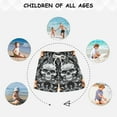thumbnail image 6 of Skull on Black Background Boys Swim Trunks Quick Dry Boy Swim Shorts for 3-14 Years, 6 of 8