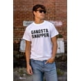 thumbnail image 4 of Gangsta Snapper Hip Hop Nerdy Geeky Men's Graphic T Shirt Tees Brisco Brands X, 4 of 4