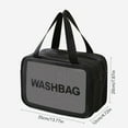 thumbnail image 3 of Vadktai Travel Toiletry Bag for Women and Men, Matte Translucent Toiletry Bag with Handy Handle, Makeup Cosmetic Organizer Bag for Travel Toiletries Accessories, 3 of 6