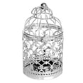 thumbnail image 2 of Metal Hollow Moroccan Lantern Candle Holder Tea Light Candle Cradle Home Room Decor(Gold), 2 of 8