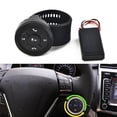thumbnail image 1 of Black Customize Button Steering Wheel Control Universal Car Radio GPS Support 7-Key Function Customize And Background Light., 1 of 12