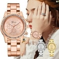 thumbnail image 4 of KBKYBUYZ Watches for Women,Stainless Steel Women's Quartz Watch,Womens Casual Crystal Wrist Watch Matching Dress,Mother's Day Gifts for Mom, 4 of 5