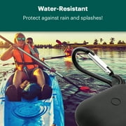 onn. AirPods 2nd Generation Water Resistant Case with Carabiner, Easily Charge and Access, 3 inch