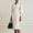 White, variant on Women Wedding Guest Dress Long Sleeve Gray Midi Formal Bodycon Tunic V Neck Dresses Dress for Women M