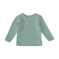 thumbnail image 4 of Grblisyd Girls Long Sleeve Shirts Fall Trendy Girls Tops Size 10-12 Kids Crew Neck Tee Shirt Cute Basic Teen Girls Clothes ,Light Green 10-11Y, 4 of 6