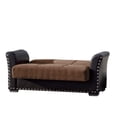thumbnail image 5 of Ottomanson Superstar Sleeper Loveseat, Brown Chenille, 5 of 7
