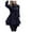 Navy, variant on Women Jacket Winter Women Faux Wool Warm Slim Coat Jacket Thick-Parka Overcoat Long Winter Outwear Long Winter Coat Winter Jacket Women Long Wool Coat
