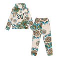 thumbnail image 5 of DISNIMO Butterfly Flower Hoodie Set Girls Size 4-5 Hoodies Girls 2 Piece Hoodie Outfits for Girls Pullover Sweatshirt Hoodie Set for Travel Hoodie with Pockets Kids Lightweight Hoodie, 5 of 7