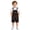 C122 Black1, variant on CONZONE Big Boys Overalls Adjustable Straps Graphic Jumpsuit for Kids Casual Romper for Boys