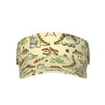 thumbnail image 3 of Balery Cartoon Dinosaurs Sport Wear Athletic Visor Sun Sports Visor Hat Visor Adjustable Cap for Women and Men (One Size), 3 of 8