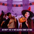 thumbnail image 4 of Halloween Creepy Cloth Riare, paquete de 12 unidades, 76 x 190 cm, negro/púrpura/blanco, 4 of 7