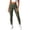 Army Green, variant on MXUIKV Leggings Pants for Women Tight Fitted Elastic High Waist Workout Yoga Trousers Solid Color(X-Large,White)