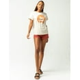 thumbnail image 4 of Roxy Women's Vintage Rainbow Van Distressed Graphic Tee T-Shirt - Tapioca (Large), 4 of 4