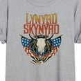 thumbnail image 3 of Lynyrd Skynyrd - Americana Steer Skull - Juniors Ideal Flowy Muscle T-Shirt, 3 of 5