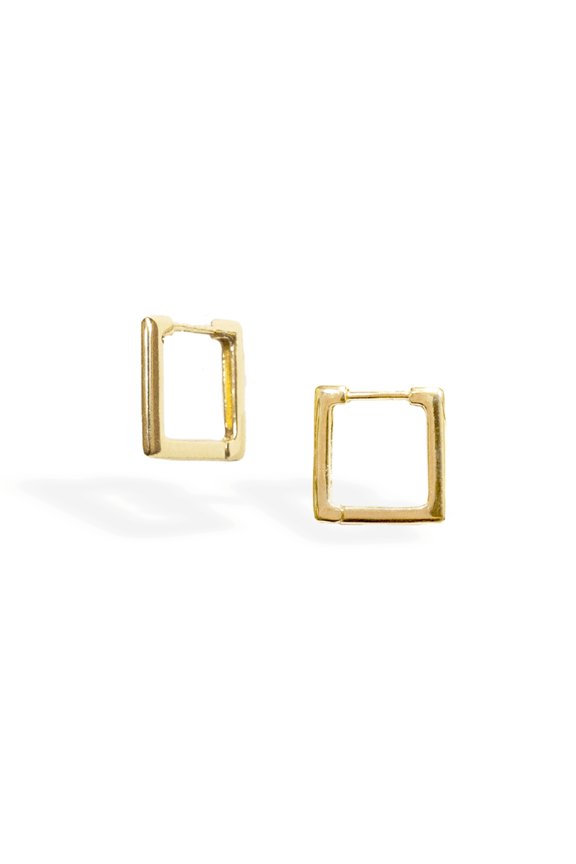 Square Midi Hoop Earring