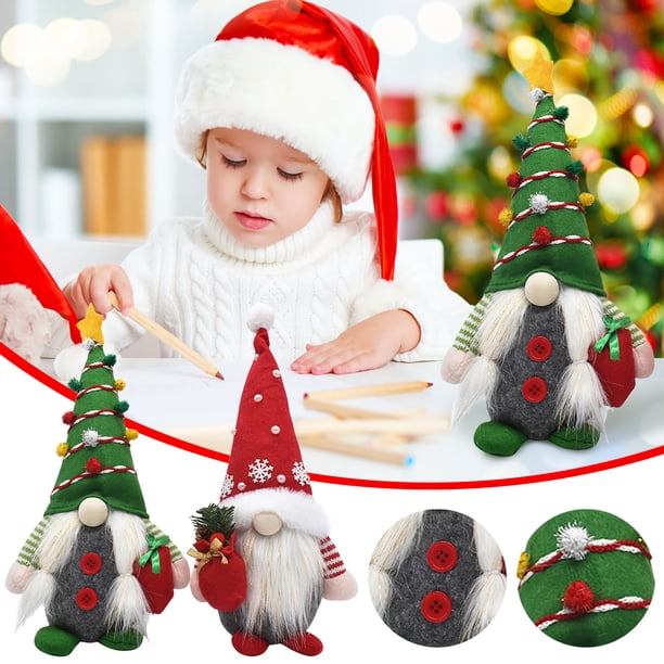 onlyliua Ofertas Del Día Adornos Navideños 2023 Adornos Navideños de Muñecos Sin Rostro Adornos Navideños
