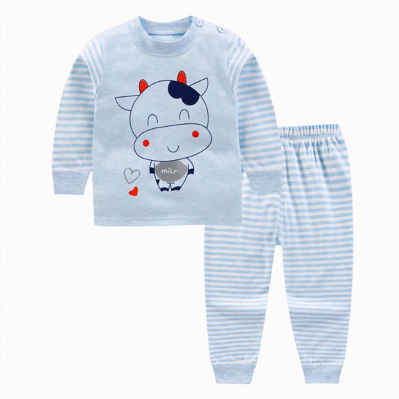 3-4 Years Child Boys Girls Long Sleeved Home Set Sweatshirt Shirt Pants Winter Outfit Toddler Girl Outfit