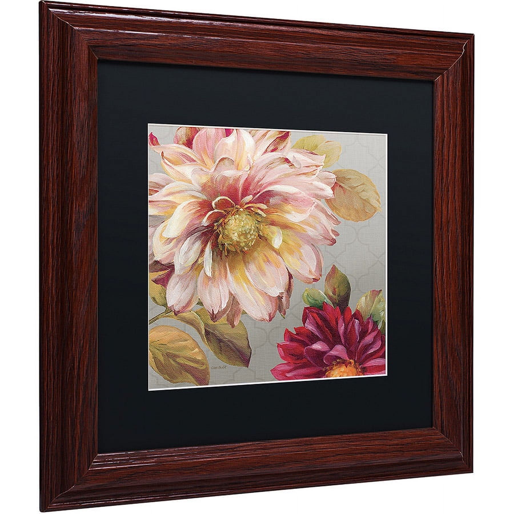 Trademark Fine Art "Classically beautiful III" Canvas Art by Lisa Audit, Black Matte, Wood Frame