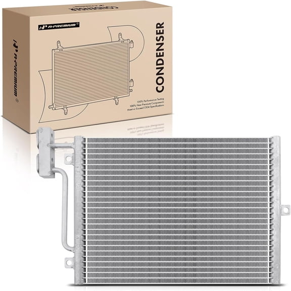 A-Premium Air Conditioning A/C Condenser Compatible with Porsche 911 1999-2004, Boxster 1997-2004, Replace# 4848, 99657311100
