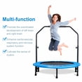 thumbnail image 3 of Gymax Mini Trampoline avec Barrière Ajustable pour Entraînement, 3 of 10