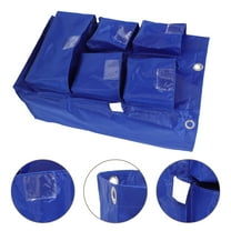 ROSENICE Janitorial Bag Cleaning Cart Bag Replacement Housekeeping Bag Trash Collecting Bag Replacement Janitorial Bag Janitorial Cart Bag Cleaning Cart Bag
