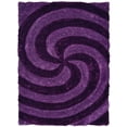 thumbnail image 2 of United Weavers of America Abstract Shag Contemporary Area Rugs, Purple, 2 of 5