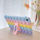 thumbnail image 4 of Funda Pop it para tableta Lenovo Tab M8 TB-8505F / TB-8705F para niños, funda de silicona con burbujas arcoíris Fidget Poppet Push con soporte y cordón para niños, 4 of 5