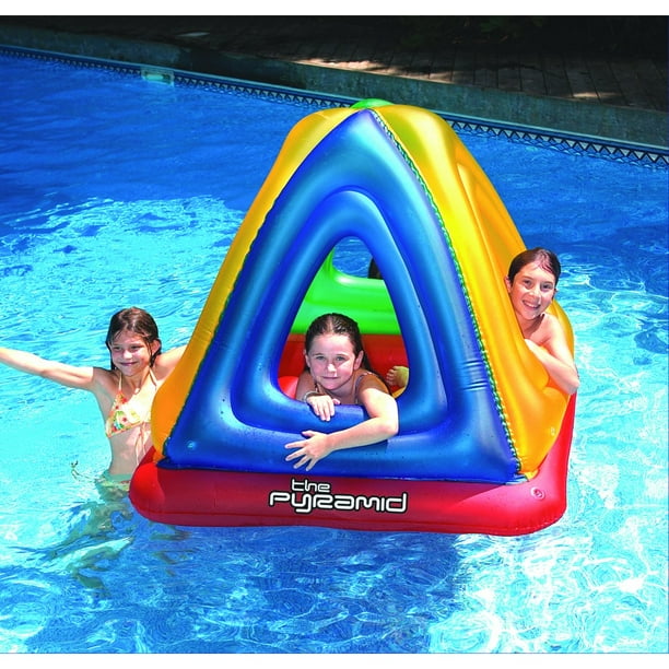 Swimline Vinyl The Pyramid Habitat Pool Toys, Multicolor - Walmart.com - Walmart.com