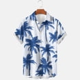thumbnail image 4 of Camisetas de Lino para Hombres Vintage Bowling Manga Corta Cuello Cubano, Retro Playa Y Verano Hombre Manga Corta Botón Abajo Camisetas, 4 of 6