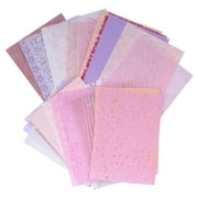 ZHAO Textured Handmade Paper YPF5A5 Craft Scrapbooking Paper Sheets for Card Making, DIY Junk Journals, Art Journaling Decorative Materials