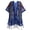 peacock blue, variant on Women's Velvet Kimono Bohemian long style Peacock Open Wool Sweater, Beach Set Sweater, Holiday Leisure Open Wool Shawl