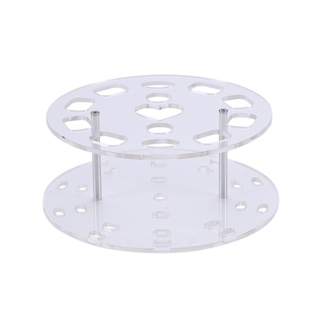 FLhrweasw Soporte Acrílico para Cepillos Uñas Soporte para Bolígrafos Estante para Herramientas Maquillaje (blanco)