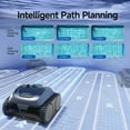 thumbnail image 5 of 2025 New WYBOT C1 Cordless Robotic Pool Vacuum Cleaner for In-Ground Pools up to 1600 sq. ft, 150 Mins Runtime with Wall Climbing Function, Larger Top-Loading Filters, 5 of 16