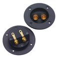 thumbnail image 5 of 3 Pcs DIY Home Car Stereo 2-Way Speaker Box Terminal Binding (Black), 5 of 5
