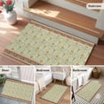 thumbnail image 6 of Vintage Boho Floral Area Rugs Collection 2'x3', Ethnic Tribe Abstract Art Flowers Non Slip Indoor Rectangle Throw Runner Rug Floor Mat Carpet for Living Room Dining Table Bedroom Nursery, 6 of 9