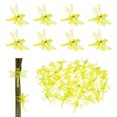 thumbnail image 1 of Uxcell 100-Pack Clips de Orquídea de Plástico para Jardín Clips de Soporte para Plantas de Orquídea Libélula [Amarillo], 1 of 1